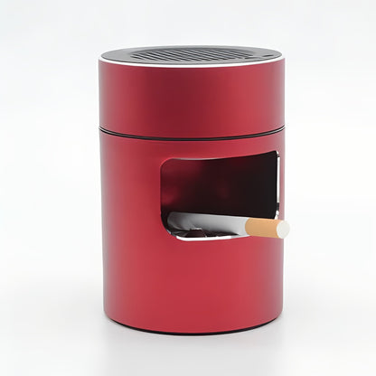 Cenicero purificador de aire portátil con carga USB