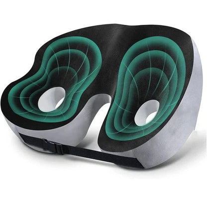 Cómodo cojín de silla de espuma viscoelástica para soporte lumbar