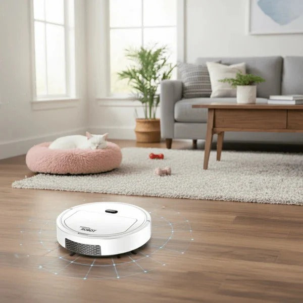 Aspiradora automática para pelos de mascotas con filtro HEPA
