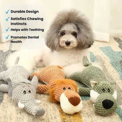 Juguete suave y mimado para mascotas y compañero de juegos duradero
