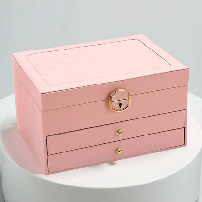 Estuche apilable para joyas con múltiples compartimentos
