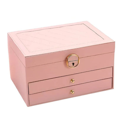 Estuche apilable para joyas con múltiples compartimentos