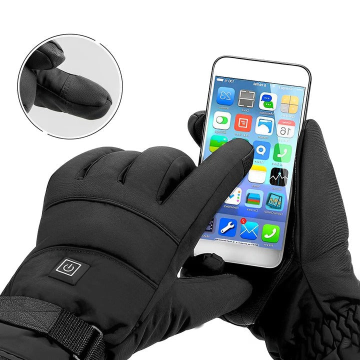 Guantes recargables térmicos para clima frío