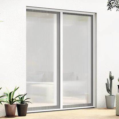 Mosquitera magnética de malla para protección contra insectos