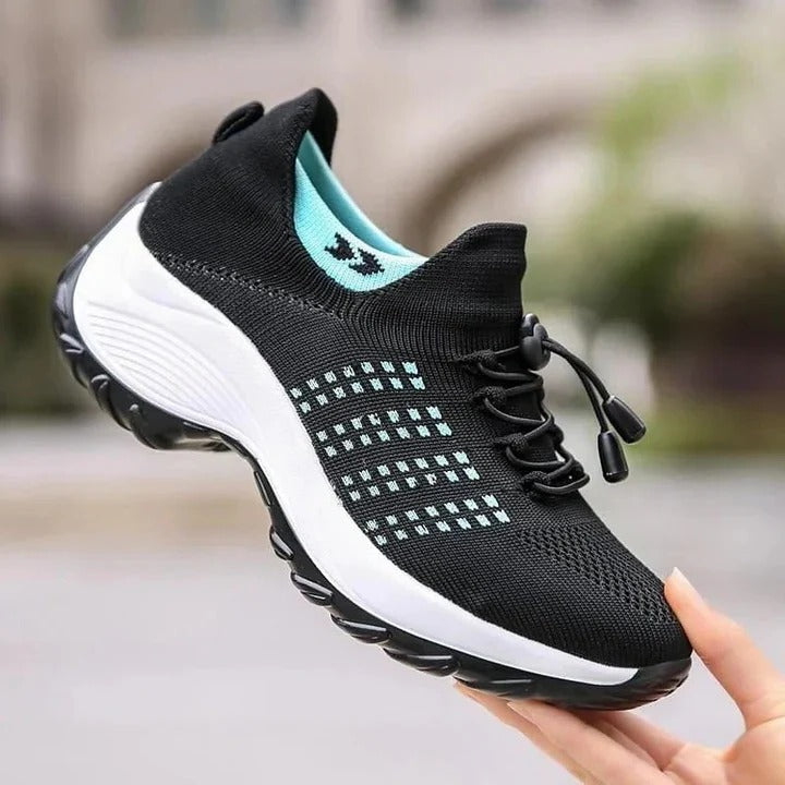 Zapatillas cómodas para correr con amortiguación ligera y malla transpirable