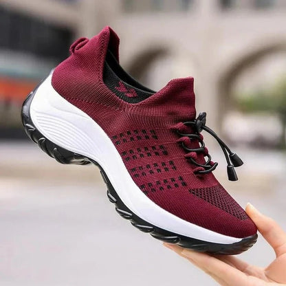 Zapatillas cómodas para correr con amortiguación ligera y malla transpirable