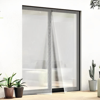 Mosquitera magnética de malla para protección contra insectos