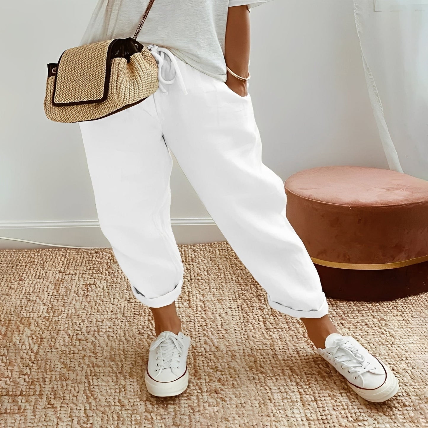 Pantalones deportivos cómodos con tecnología Dry Fit