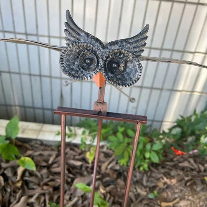 Figura de pájaro de jardín para la decoración del patio