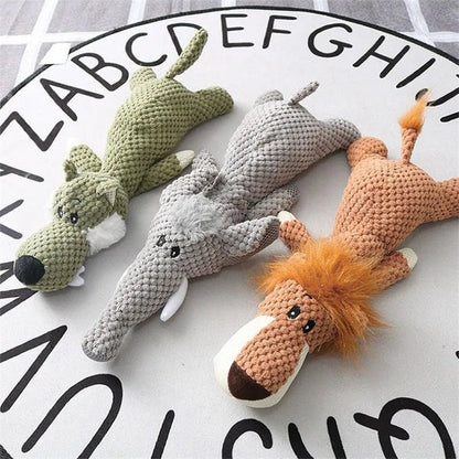 Juguete suave y mimado para mascotas y compañero de juegos duradero