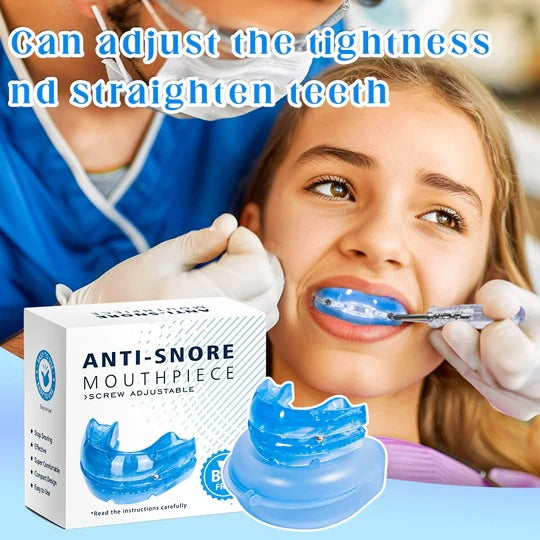 Adjustable Anti-Snoring Mouthpiece for Better Sleep | Custom-Fit Jaw Alignment Guard | BPA-Free Heat-Moldable Design for Nighttime Use | Reu