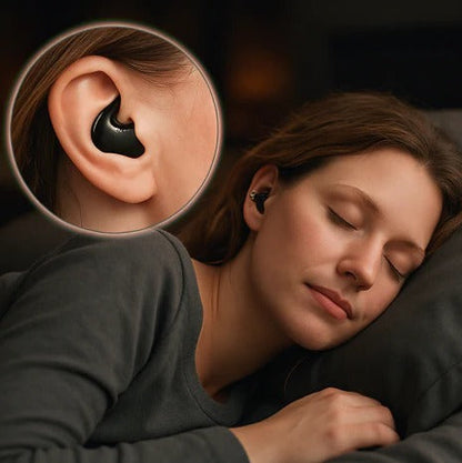 Auriculares Bluetooth compactos con micrófono y estuche de carga