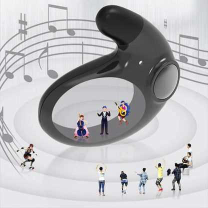 Auriculares Bluetooth compactos con micrófono y estuche de carga