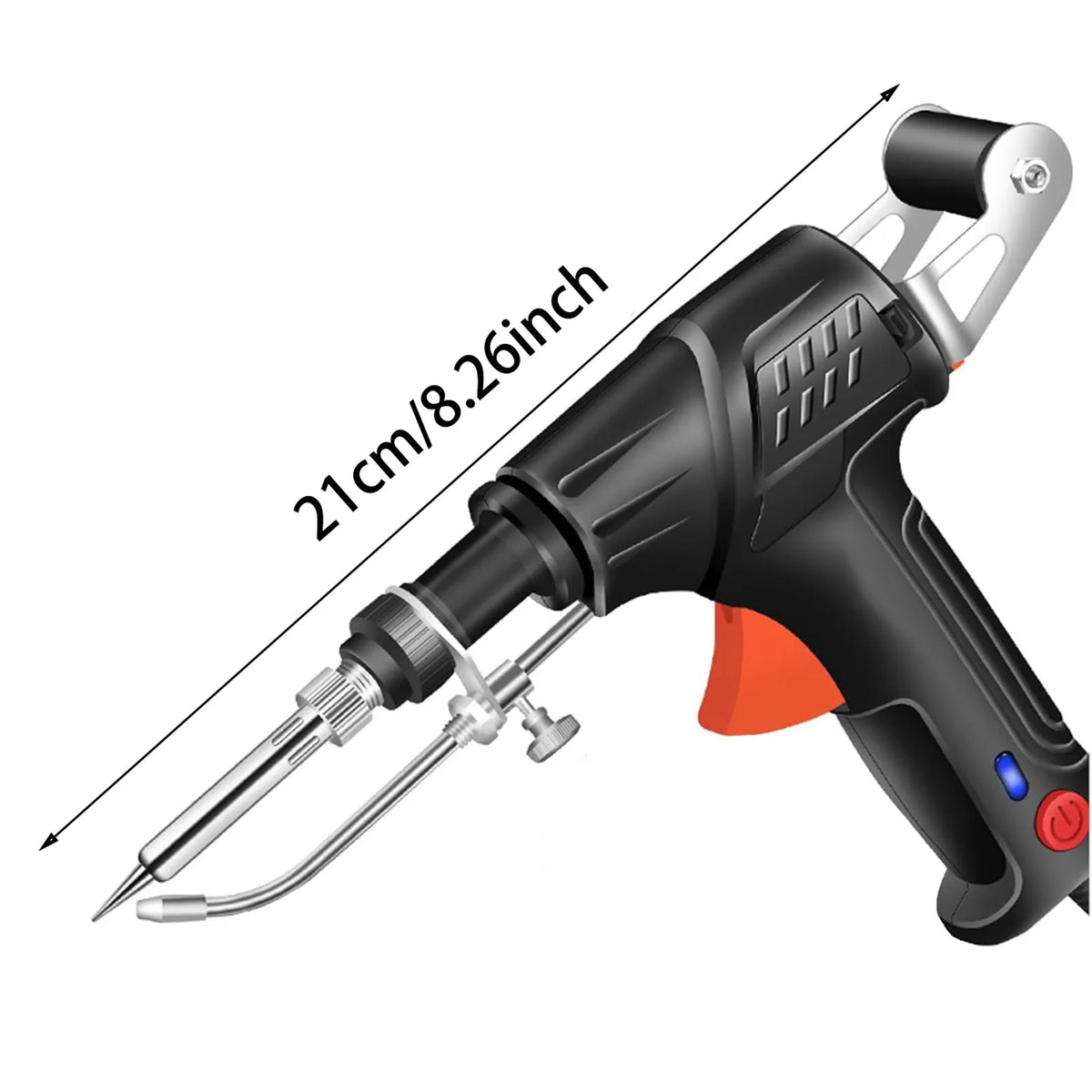 Portable Electric Soldering Iron Kit 60W Fast Heat for Circuit Boards Wire Electronics Repair DIY Projects Home & Workshop Use