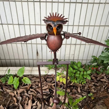Figura de pájaro de jardín para la decoración del patio