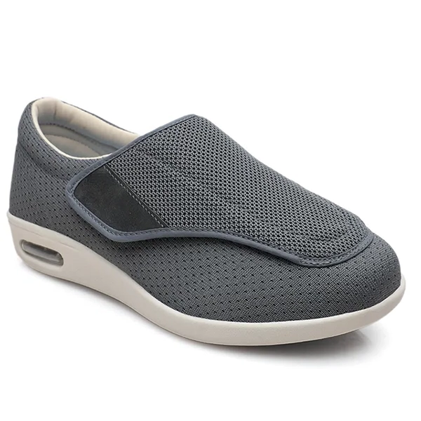 Orthopedic Sneakers Extra Wide Fit Memory Foam Cushioned Lace-Up Walking Shoes for Swollen Feet Diabetic-Friendly Athletic Footwear Unisex