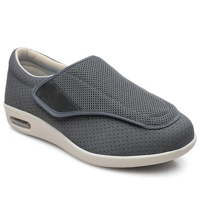 Orthopedic Sneakers Extra Wide Fit Memory Foam Cushioned Lace-Up Walking Shoes for Swollen Feet Diabetic-Friendly Athletic Footwear Unisex