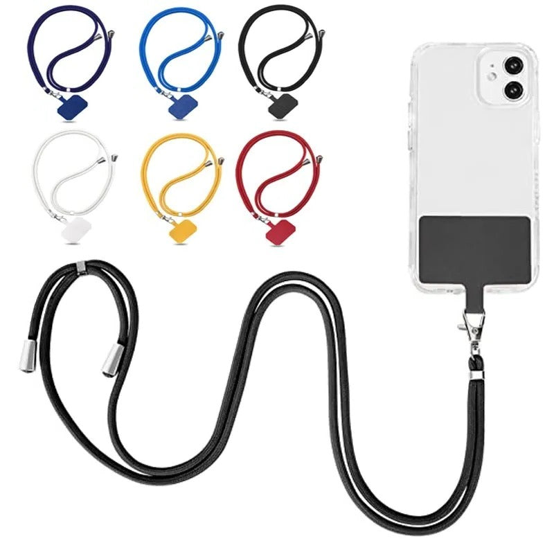 Cómoda correa cruzada para teléfono con soporte ajustable