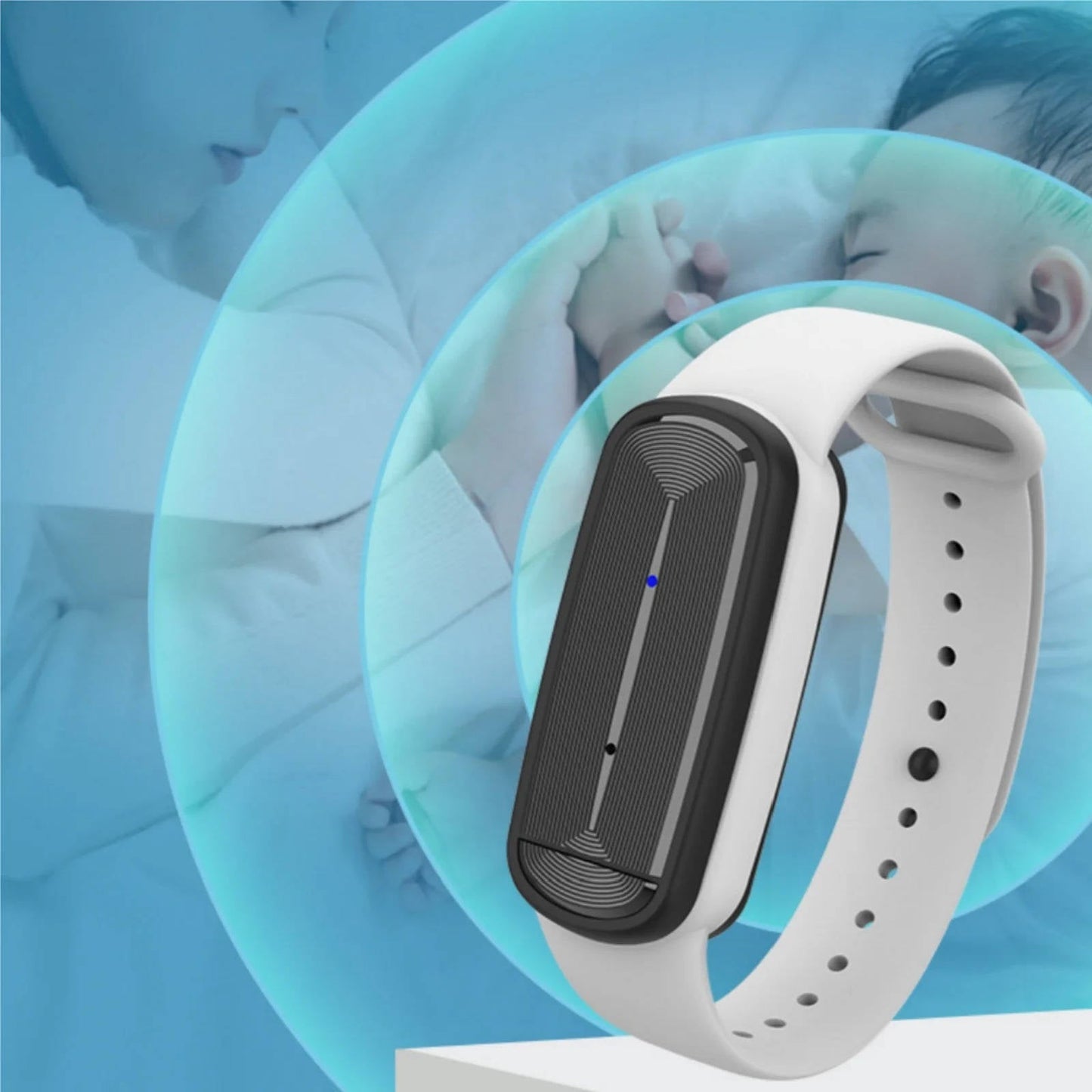 Pulsera repelente de insectos eficaz para toda la familia