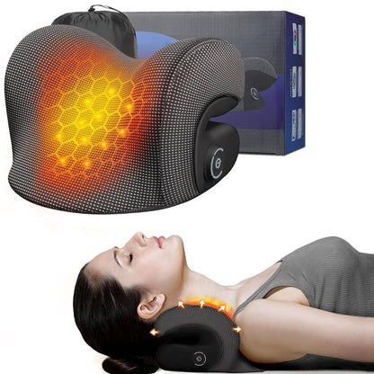 Masajeador de cuello térmico con ajustes de calor regulables