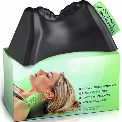 Almohada cervical contorneada de espuma viscoelástica con funda extraíble