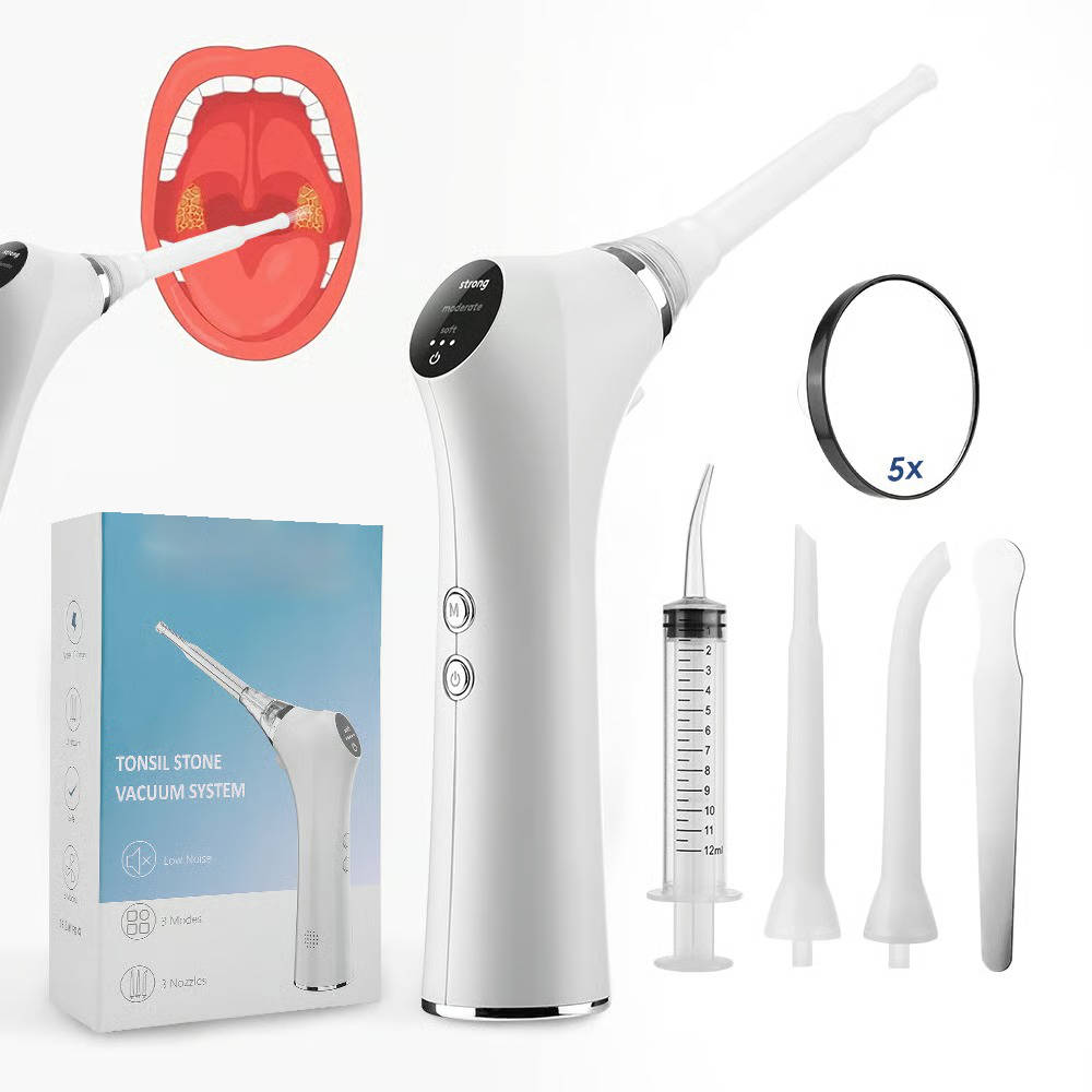 Limpiador dental eléctrico portátil con 3 ajustes de velocidad
