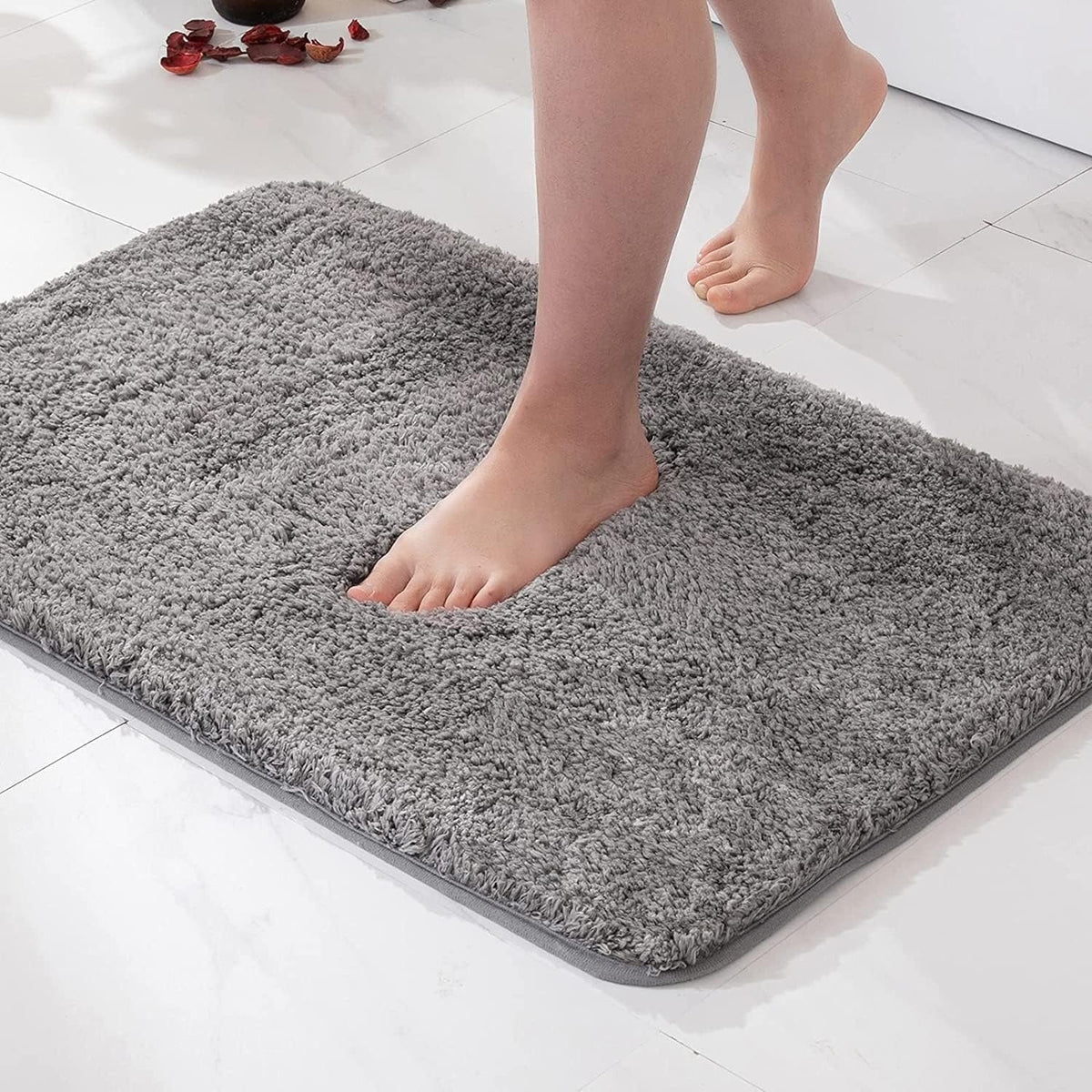 PlushHaven – Alfombra de baño de pelo ultrasuave