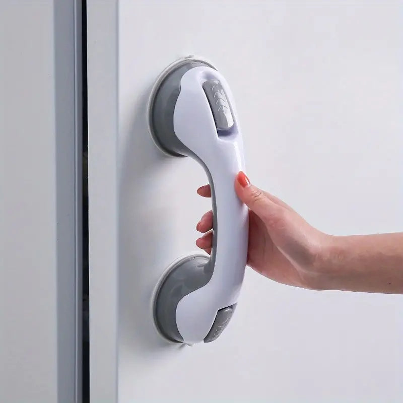 Suction Cup Safety Grab Bar for Bathroom Shower Tub Wall Mounted Handle Rail Elderly Senior Accessibility Support Railing