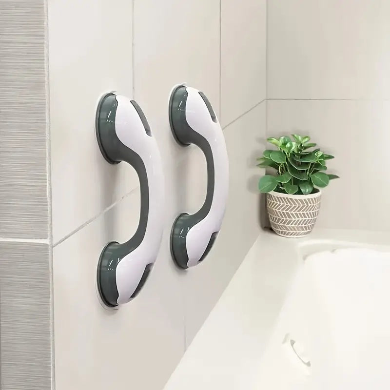 Suction Cup Safety Grab Bar for Bathroom Shower Tub Wall Mounted Handle Rail Elderly Senior Accessibility Support Railing