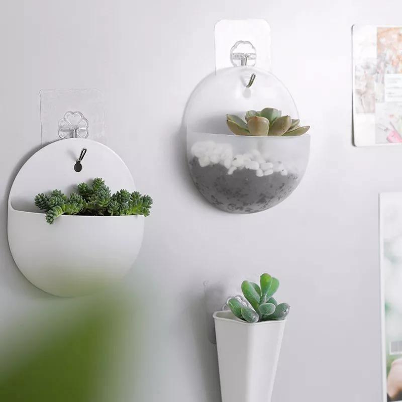 Angular Suspended Wall Planter