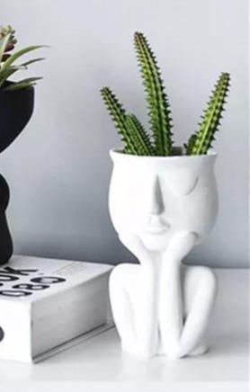 Gentle Grace Ceramic Planter