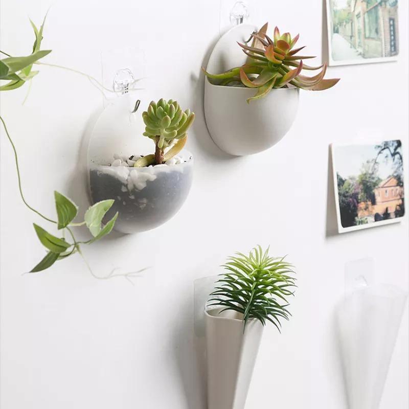 Angular Suspended Wall Planter