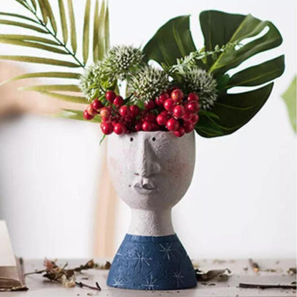 Persona Caricature Sculpture Pot