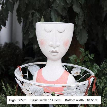 Persona Caricature Sculpture Pot