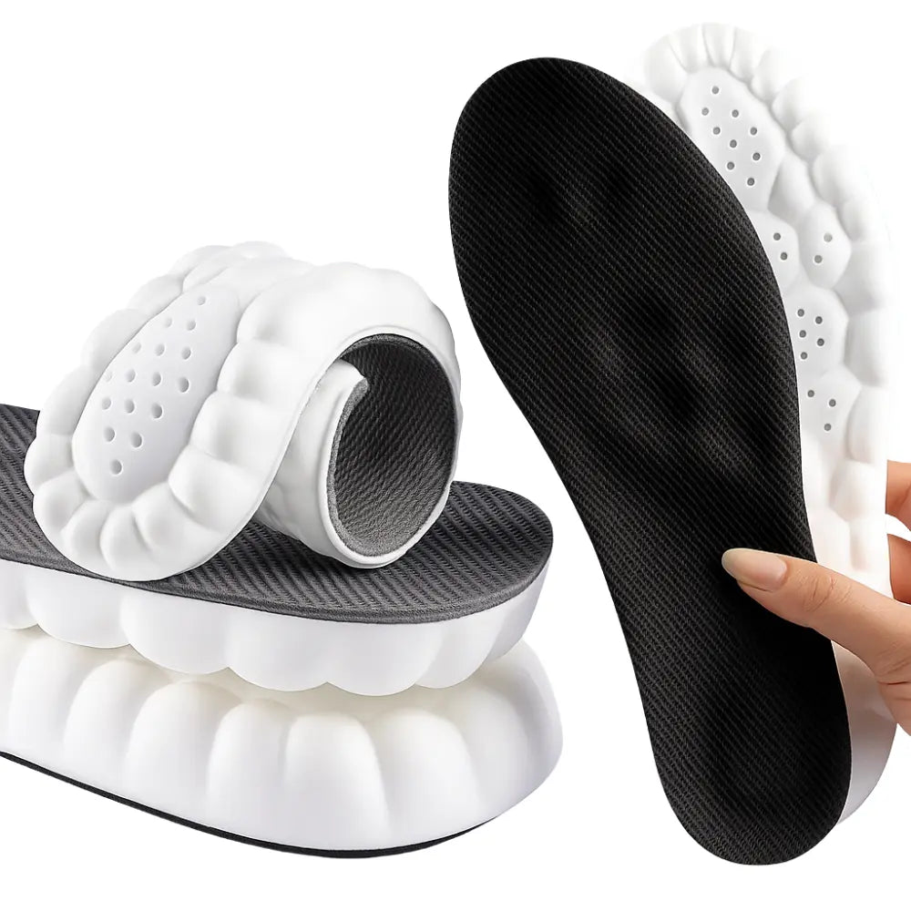 Memory Foam Insoles with Arch Support for All-Day Comfort in Sneakers, Work & Casual Shoes