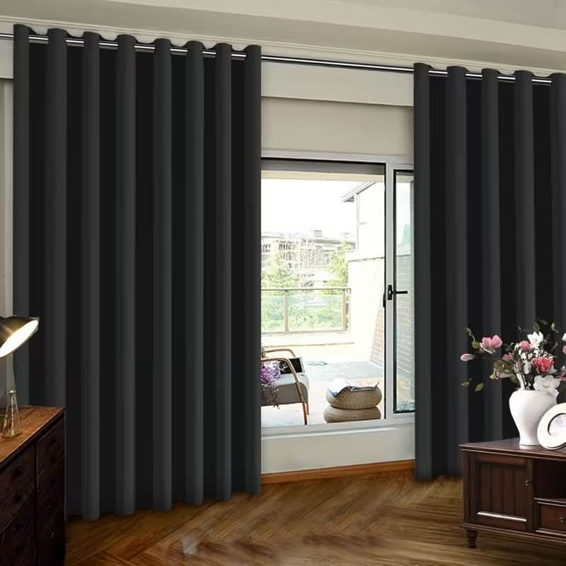 THERMOLIVA – Cortina opaca con aislamiento térmico para puertas correderas