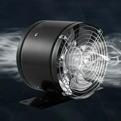 Wall-Mount Exhaust Fan for Kitchen Bathroom Ventilation 20W-50W Quiet Motor Black White 2800 RPM 7-Blade Home Office Commercial