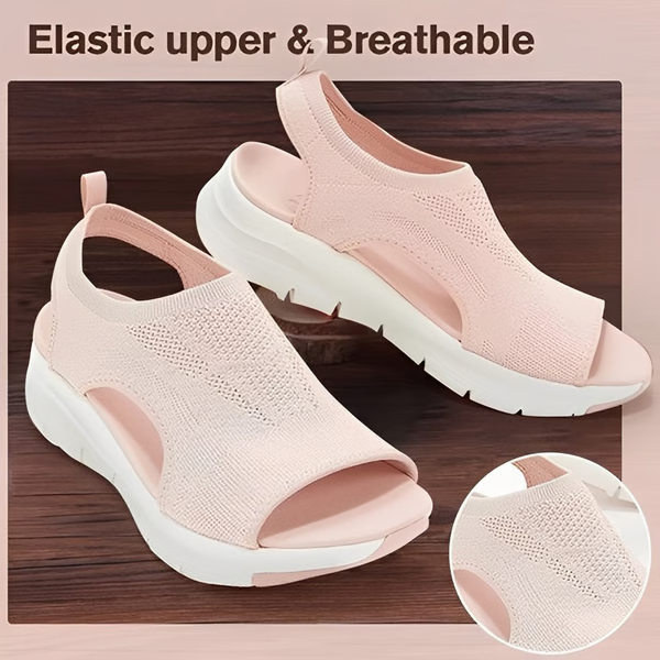 Women's Arch Support Slip-On Athletic Sandals with Cushioned Footbed for All-Day Comfort