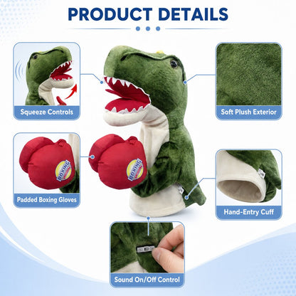 Ortekor Interactive Boxing Pet Puppet for Indoor Play – Squeeze-to-Punch Sound Toy for Bored Dogs & Cats