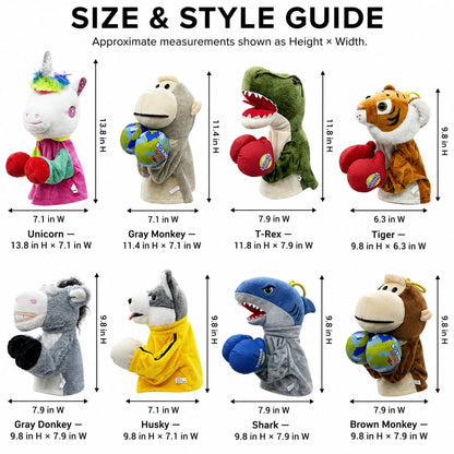 Ortekor Interactive Boxing Pet Puppet for Indoor Play – Squeeze-to-Punch Sound Toy for Bored Dogs & Cats
