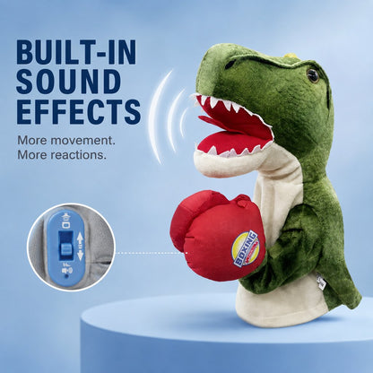 Ortekor Interactive Boxing Pet Puppet for Indoor Play – Squeeze-to-Punch Sound Toy for Bored Dogs & Cats