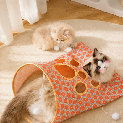 Ortekor Interactive Cat Crinkle Play Sack for Indoor Cats - Hide, Pounce & Stay Busy While You're Away