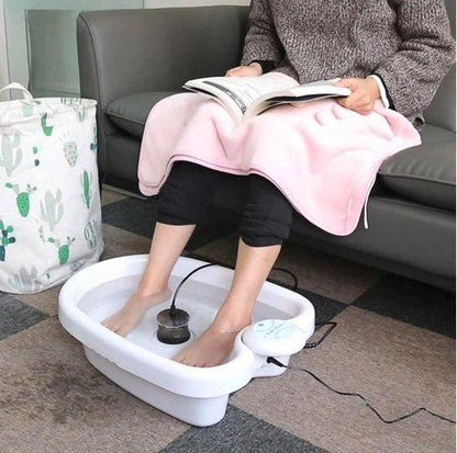 Ionic Detoxifying Foot Spa System with Array & Power Adapter for Home Wellness Therapy