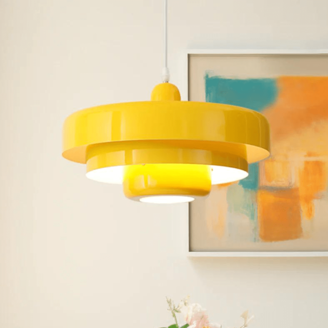 Modern Minimalist Pendant Light 14-Inch Dome Metal Ceiling Fixture Dining Room Kitchen Cafe Nordic Style Home Lighting
