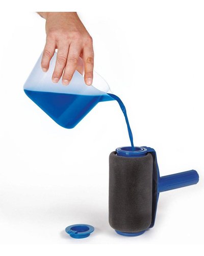 Self-Feeding Wall Applicator with Internal Paint Chamber for Fast, Drip-Free Painting of Rooms, Ceilings & Large Surfaces