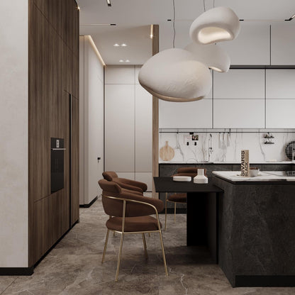Cloud Pendant Lamp Dimmable LED Overhead Fixture Dining Room Bedroom Living Room Nursery Den Soft Glow Suspended Lighting E26 Bulb Base 12-4