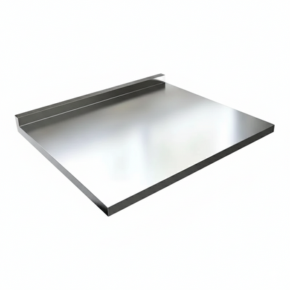 Tabla de cortar de cocina de acero inoxidable con base antideslizante | Diseño duradero e higiénico para una preparación de alimentos segura