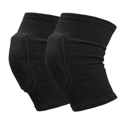 Cushioned Knee Pads for Yoga, Floor Cleaning, Gardening & Home Workouts | Protective Knee Support for Hard Surfaces | Elastic Fit Stays Secu