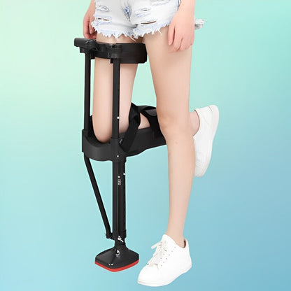 Hands-Free Knee Crutch Support with Padded Platform for Post-Injury Recovery & Mobility Assistance