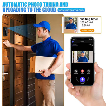 Video Doorbell with Two-Way Talk & Night Vision for Front Door Security